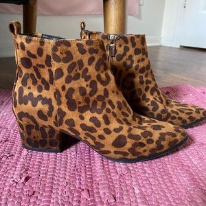 Cheetah Print Booties